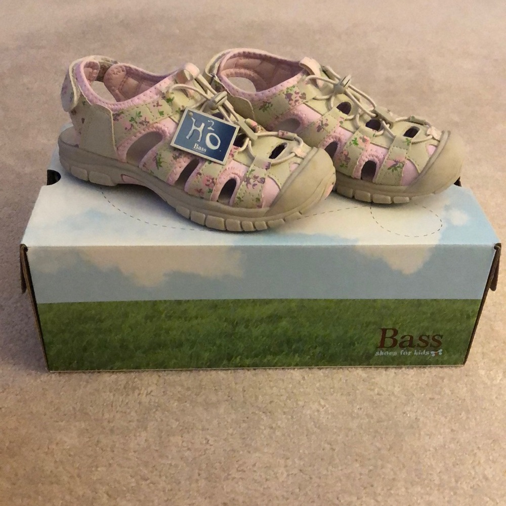 Bass Kids Floral Pink and Beige Water Sandals